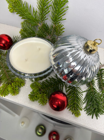 Christmas Glass Bauble Scented Candle – Limited Edition