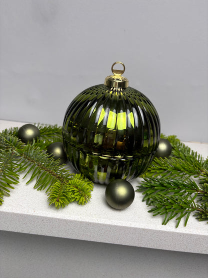 Christmas Glass Bauble Scented Candle – Limited Edition