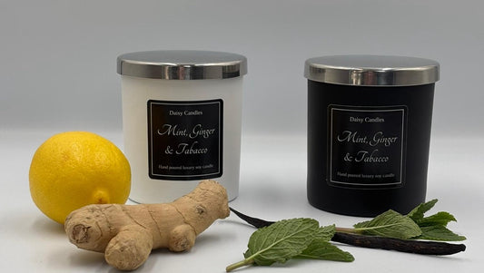 Mint, Ginger & Tobacco Luxury Soy Candle
