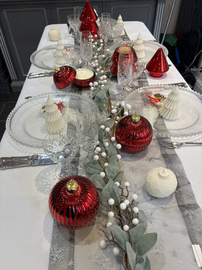 Christmas Glass Bauble Scented Candle – Limited Edition