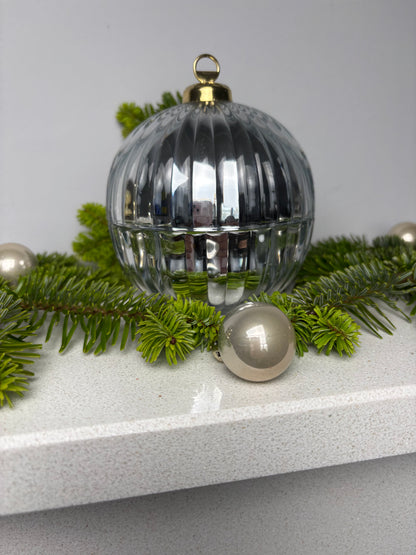 Christmas Glass Bauble Scented Candle – Limited Edition
