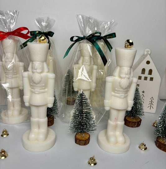 Nutcracker Shaped Christmas Candle