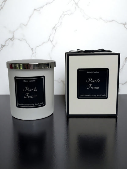 Pear & Freesia Luxury Soy Candle