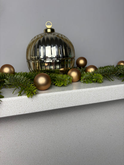 Christmas Glass Bauble Scented Candle – Limited Edition