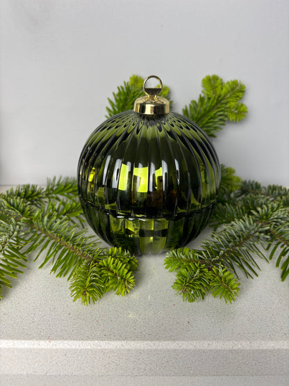 Christmas Glass Bauble Scented Candle – Limited Edition
