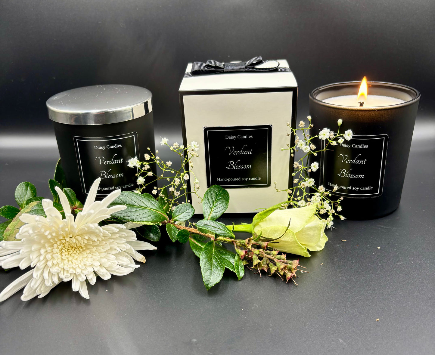 Verdant Blossom Luxury Soy Candle