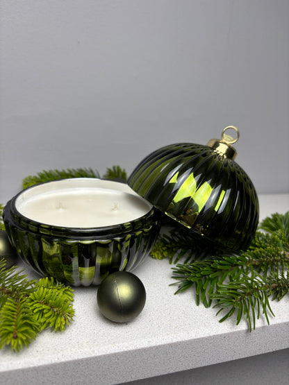 Christmas Glass Bauble Scented Candle – Limited Edition