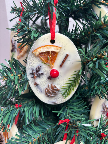 Christmas Scented Hanging Wax Decorations and Wax Melt