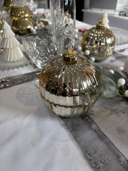 Christmas Glass Bauble Scented Candle – Limited Edition