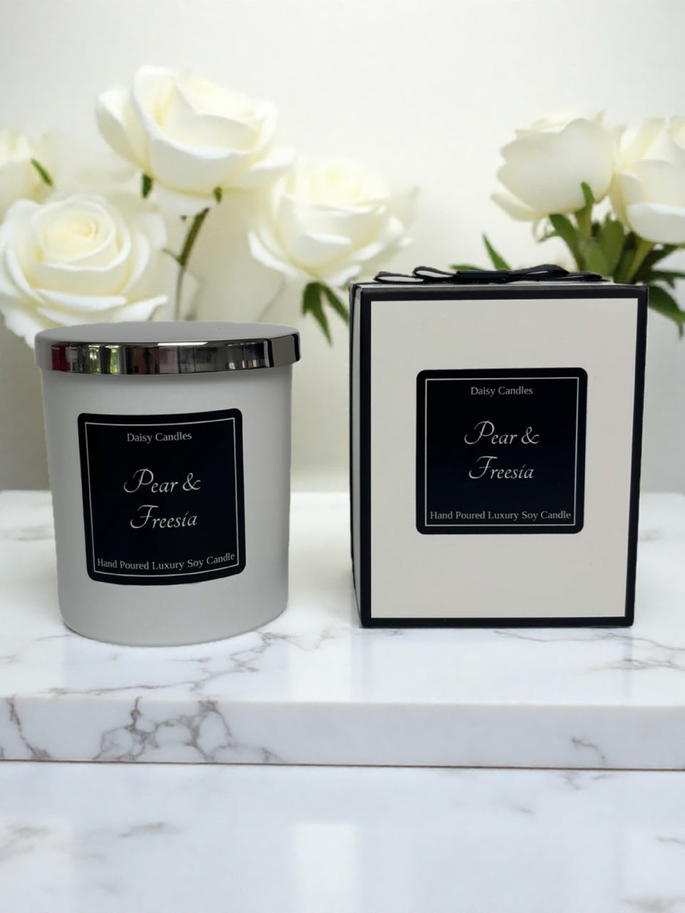 Pear & Freesia Luxury Soy Candle
