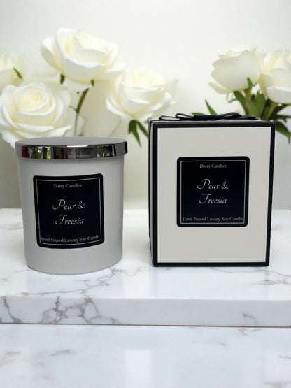 Pear & Freesia Luxury Soy Candle