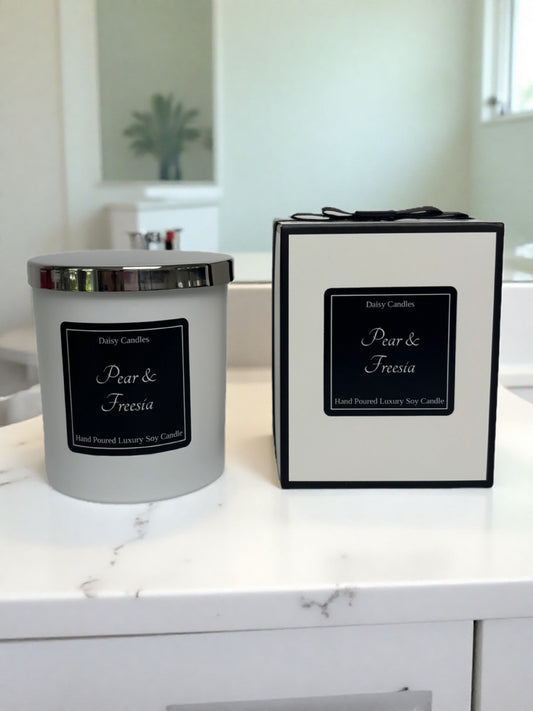 Pear & Freesia Luxury Soy Candle
