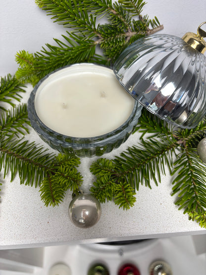 Christmas Glass Bauble Scented Candle – Limited Edition