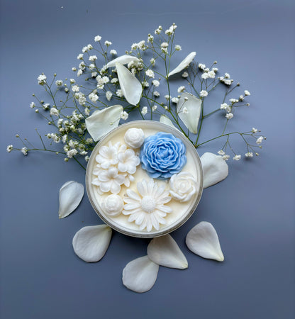 Decorative Flower Candle - Medium
