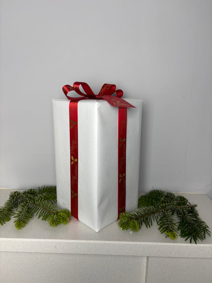 Glass Christmas Tree Candle