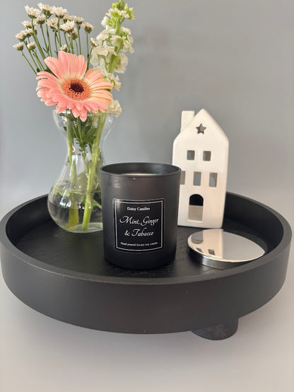 Mint, Ginger & Tobacco Luxury Soy Candle
