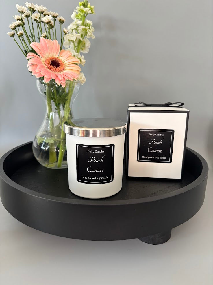 Peach Couture Luxury Soy Candle