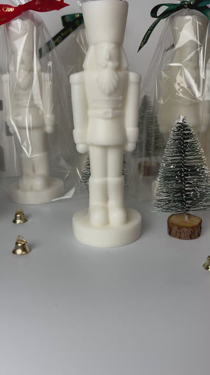 Nutcracker Shaped Christmas Candle