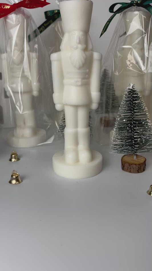 Nutcracker Shaped Christmas Candle